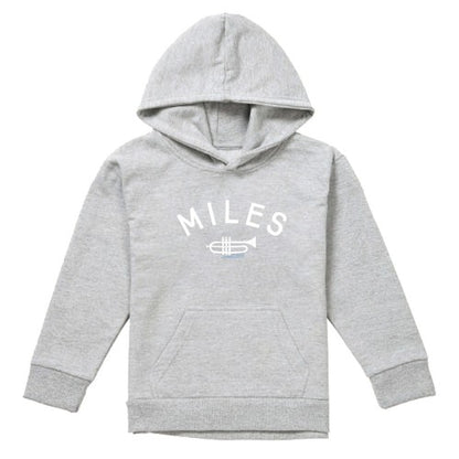 Front - Miles Davis Childrens/Kids Pullover Hoodie