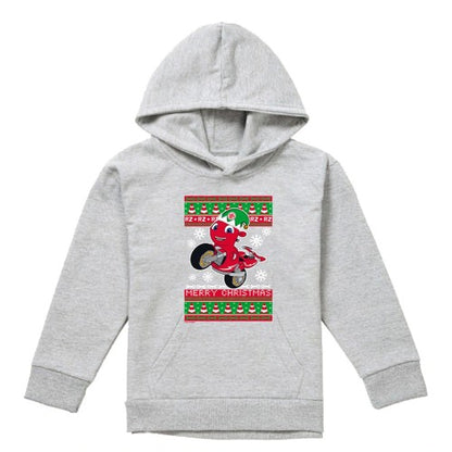 Front - Ricky Zoom Childrens/Kids Motorbike Christmas Pullover Hoodie