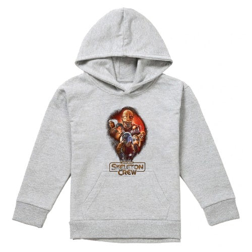 Front - Star Wars: Skeleton Crew Childrens/Kids Group Pullover Hoodie