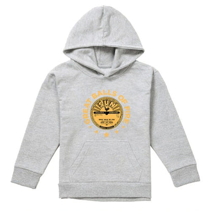 Front - Sun Records Childrens/Kids Jerry Lee Lewis Great Balls Of Fire Pullover Hoodie