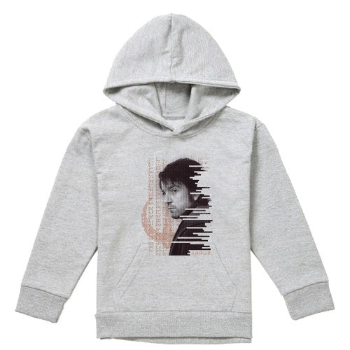Front - Star Wars Childrens/Kids Redacted Andor Heather Hoodie