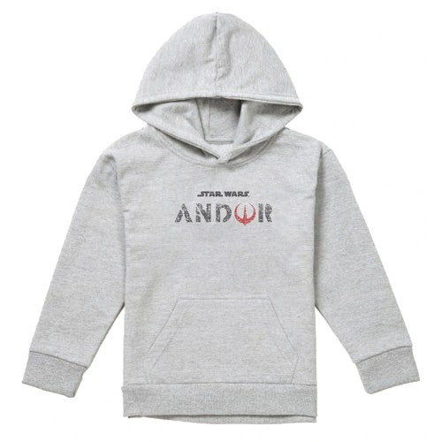 Front - Star Wars Childrens/Kids Andor Logo Heather Hoodie