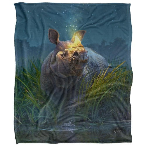 Front - JQ Licensing Jlo Silky Rhino Supersoft Blanket