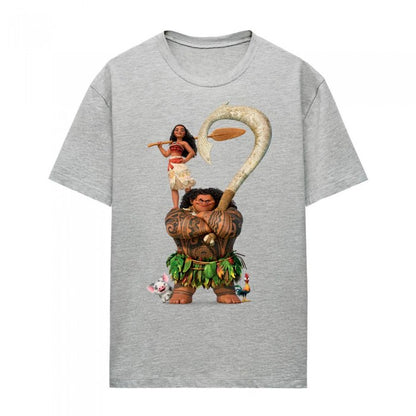 Front - Moana Womens/Ladies Maui Moana Stacked Heather T-Shirt