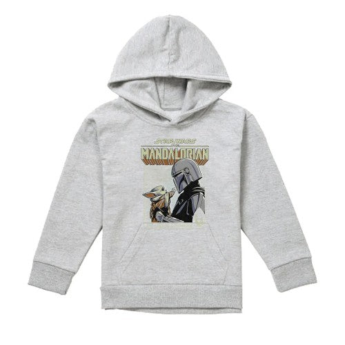 Front - Star Wars Childrens/Kids Legend Continues Grogu Heather Hoodie