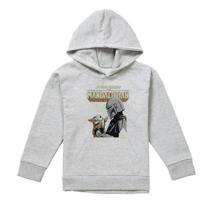 Front - Star Wars Childrens/Kids Legend Continues Grogu Heather Hoodie