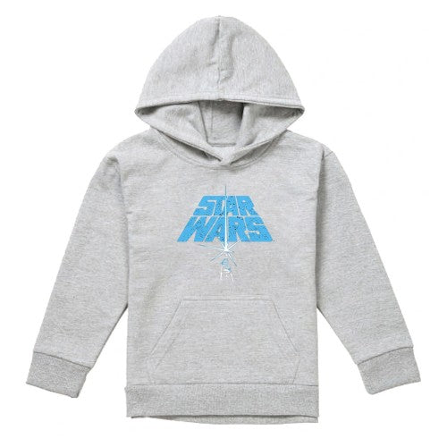 Front - Star Wars Childrens/Kids Lightsaber Heather Logo Hoodie