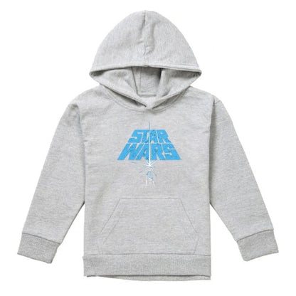 Front - Star Wars Childrens/Kids Lightsaber Heather Logo Hoodie