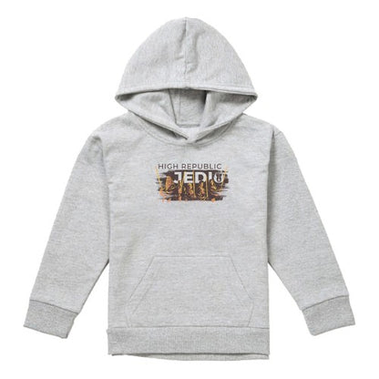 Front - Star Wars: The Acolyte Childrens/Kids High Republic Jedi Ink Group Heather Hoodie