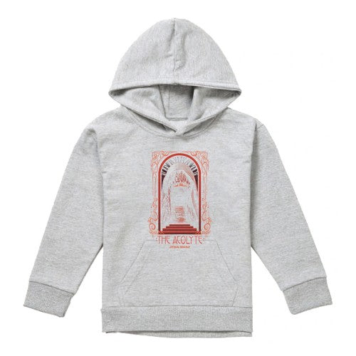 Front - Star Wars: The Acolyte Childrens/Kids Art Deco Masked Heather Hoodie