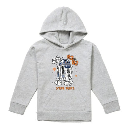 Front - Star Wars Childrens/Kids R2-D2 Marker Heather Pullover Hoodie