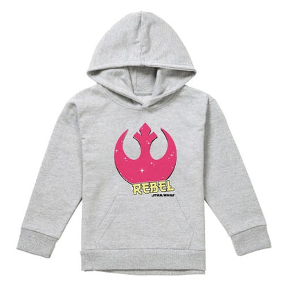 Front - Star Wars Rebels Childrens/Kids Manga Heather Logo Hoodie