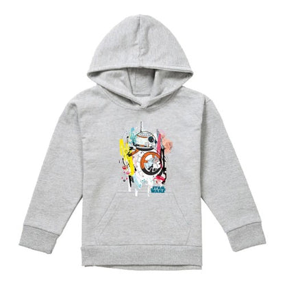 Front - Star Wars Childrens/Kids BB-8 Abstract Heather Hoodie