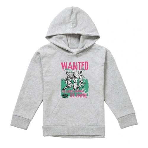 Front - Star Wars Childrens/Kids Wanted Rebels Heather Pullover Hoodie