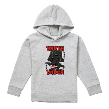Front - Star Wars Childrens/Kids Darth Vader Kawaii Heather Hoodie