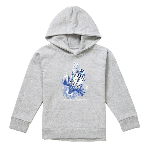 Front - Star Wars Childrens/Kids Blast Off R2-D2 Heather Pullover Hoodie
