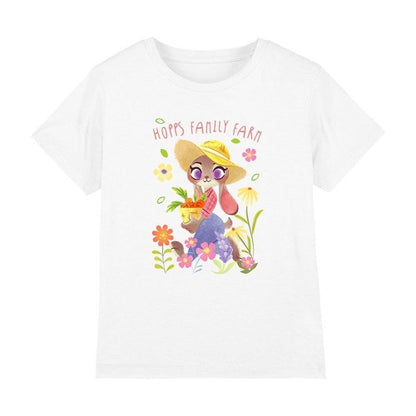 Front - Zootropolis Girls Judy Hopps Wildflower Garden T-Shirt
