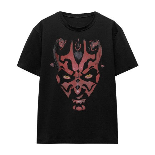 Front - Star Wars Womens/Ladies Darth Maul Big Face T-Shirt