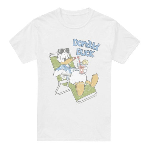 Front - Mickey Mouse & Friends Mens Donald Duck Chilling T-Shirt
