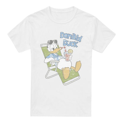 Front - Mickey Mouse & Friends Mens Donald Duck Chilling T-Shirt