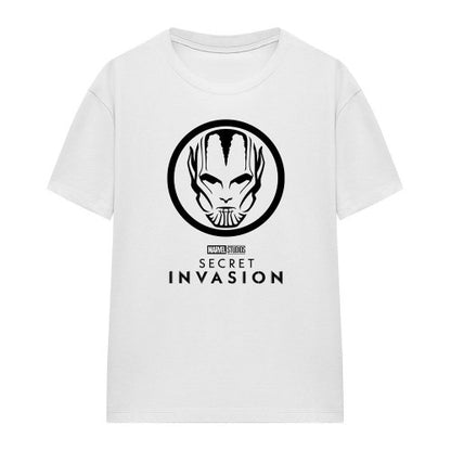 Front - Secret Invasion Womens/Ladies Mono Badge T-Shirt