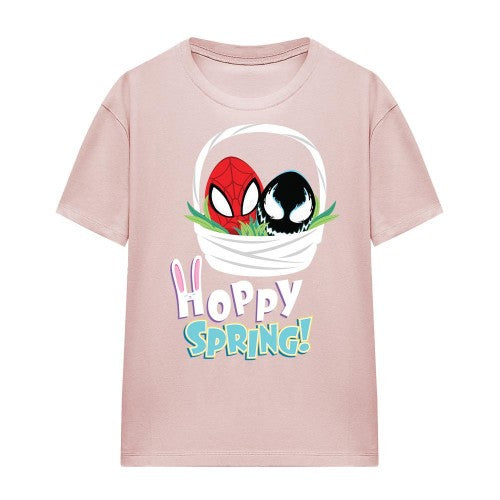 Front - Spider-Man Womens/Ladies Hoppy Spring T-Shirt