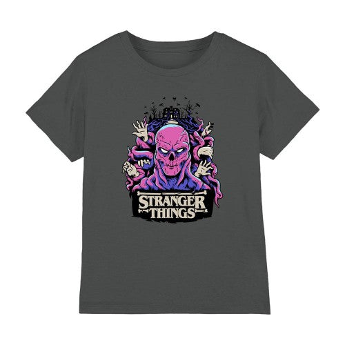 Front - Stranger Things Childrens/Kids Creel House T-Shirt