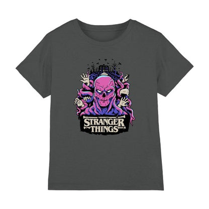Front - Stranger Things Childrens/Kids Creel House T-Shirt