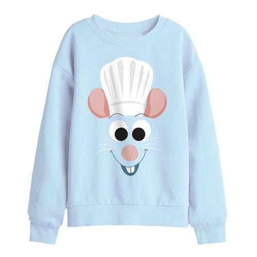 Front - Ratatouille Childrens/Kids Face Sweatshirt