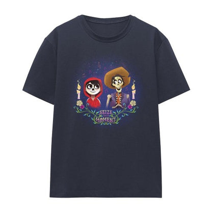 Front - Coco Womens/Ladies Seize Your Moment Miguel & Hector T-Shirt