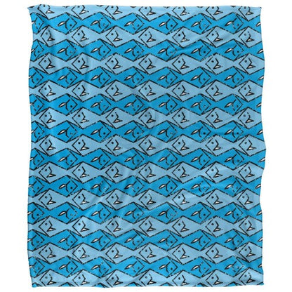 Front - JQ Licensing Silky Patterned Fishing Supersoft Blanket
