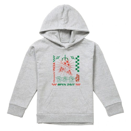 Front - Toy Story Childrens/Kids Pizza Planet Aliens Heather Pullover Hoodie