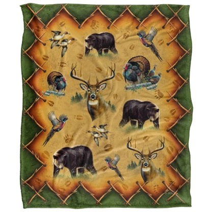Front - JQ Licensing Cf-Jp Silky Animals Supersoft Blanket