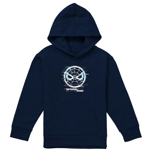 Front - Spider-Man Childrens/Kids Peter Parker Glitch Hoodie