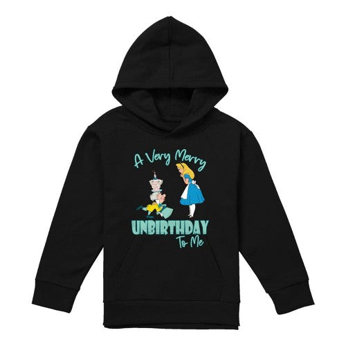 Front - Disney Childrens/Kids Very Merry Unbirthday To Me Hoodie