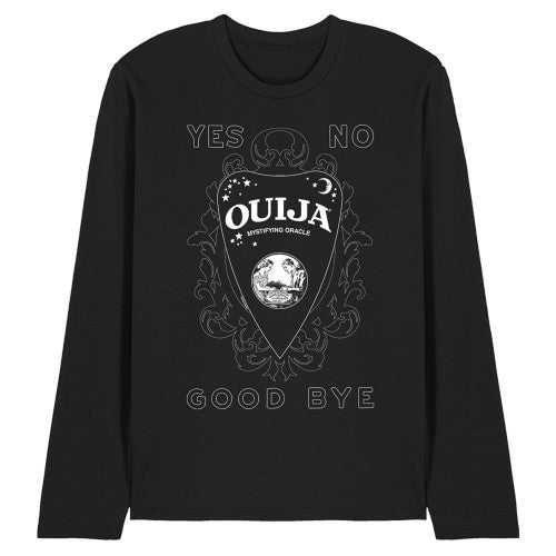 Front - Ouija Unisex Adult Yes No Goodbye Planchette Long-Sleeved T-Shirt