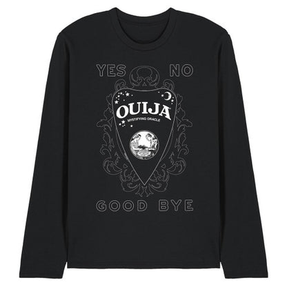 Front - Ouija Unisex Adult Yes No Goodbye Planchette Long-Sleeved T-Shirt