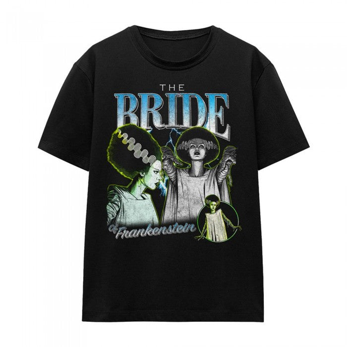 Front - Universal Monsters Womens/Ladies The Bride Of Frankenstein Homage T-Shirt