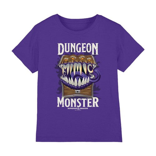 Front - Dungeons & Dragons Childrens/Kids Mimic Monster T-Shirt