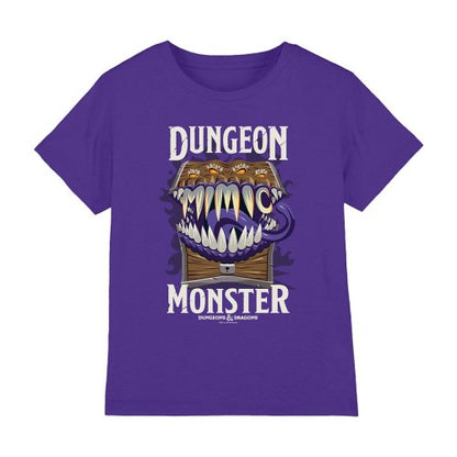Front - Dungeons & Dragons Childrens/Kids Mimic Monster T-Shirt