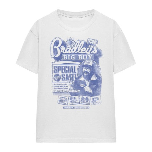 Front - Stranger Things Womens/Ladies Bradley´s Big Buy Advert T-Shirt
