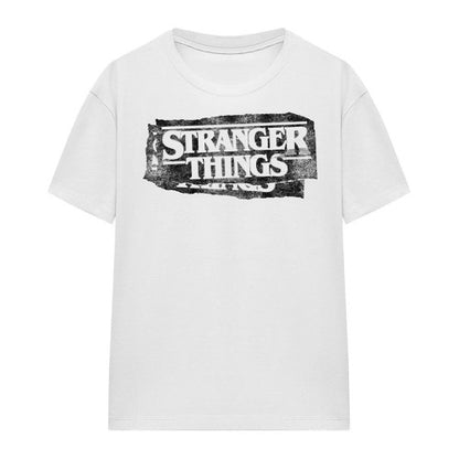 Front - Stranger Things Womens/Ladies Punk Logo T-Shirt