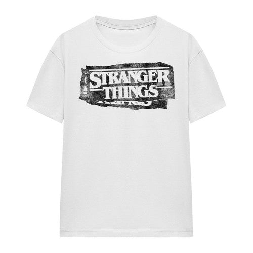 Front - Stranger Things Womens/Ladies Punk Logo T-Shirt