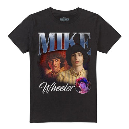 Front - Stranger Things 5 Unisex Adult Mike Homage T-Shirt
