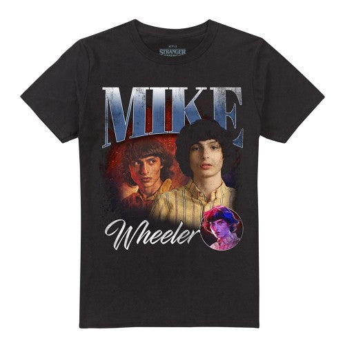 Front - Stranger Things 5 Unisex Adult Mike Homage T-Shirt