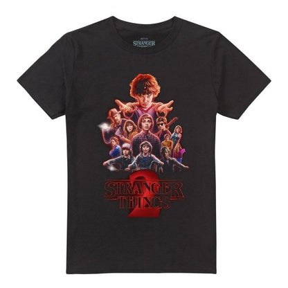 Front - Stranger Things 2 Unisex Adult Poster T-Shirt