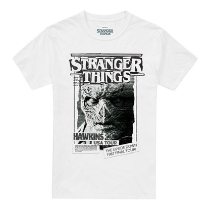 Front - Stranger Things 5 Unisex Adult Vecna Newspaper T-Shirt