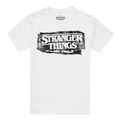 Front - Stranger Things 5 Unisex Adult Punk Logo T-Shirt