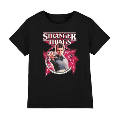 Front - Stranger Things Childrens/Kids Eleven Lightning T-Shirt