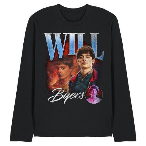 Front - Stranger Things 5 Unisex Adult Will Long-Sleeved T-Shirt
